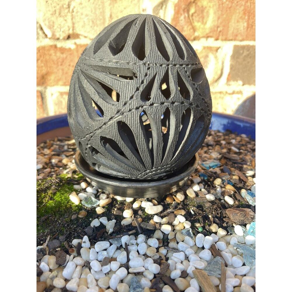Vintage Carved Fairy Light Candle Holder